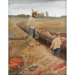 Reproduction Creuseurs de drains - Laurits Andersen Ring