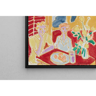 Reproduction Deux Fillettes, Fond Jaune et Rouge - Henri Matisse