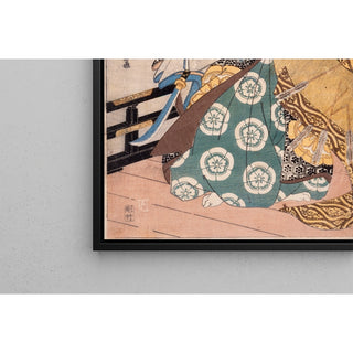 Reproduction Éclaircie après la tempête pour Takechi - Utagawa Kuniyoshi