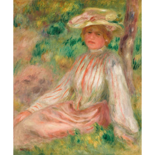 Reproduction Femme au Jardin - Pierre-Auguste Renoir