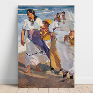 Reproduction Femmes pêcheuses de Valence - Joaquín Sorolla