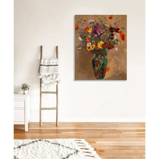 Reproduction Grand bouquet de fleurs des champs - Odilon Redon