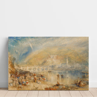 Reproduction Heidelberg, avec un arc-en-ciel - Joseph Mallord William Turner