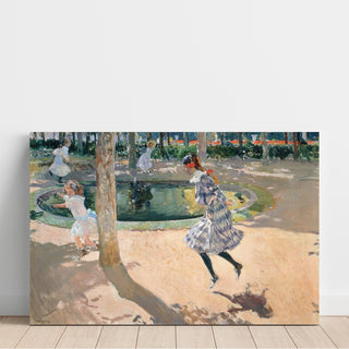 Reproduction La Corde à sauter - Joaquín Sorolla