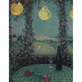 Reproduction La Gloriette, Gerberoy - Henri Le Sidaner