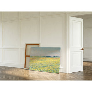 Reproduction La Plaine de Gennevilliers, Champs Jaunes - Gustave Caillebotte