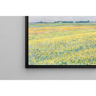Reproduction La Plaine de Gennevilliers, Champs Jaunes - Gustave Caillebotte