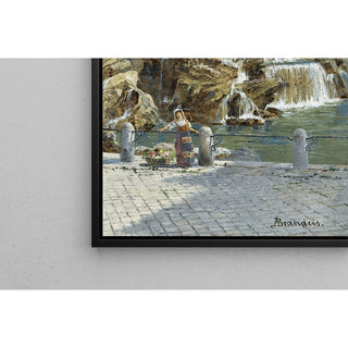 Reproduction La fontaine de Trevi à Rome - Antonietta Brandeis