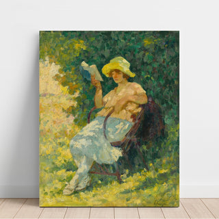 Reproduction La lecture au jardin - Henri Lebasque