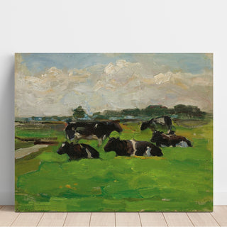 Reproduction Landscape with Group of Five Cows - Piet Mondrian