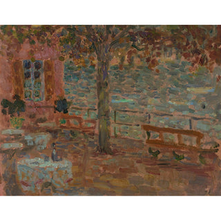 Reproduction Le Café au Bord du Lac - Henri Le Sidaner
