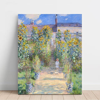 Reproduction Le Jardin de Monet à Vétheuil - Claude Monet