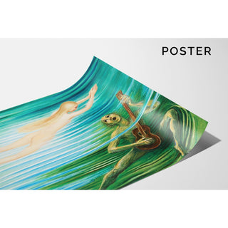 Reproduction Le Nymphe des eaux - Nils Dardel