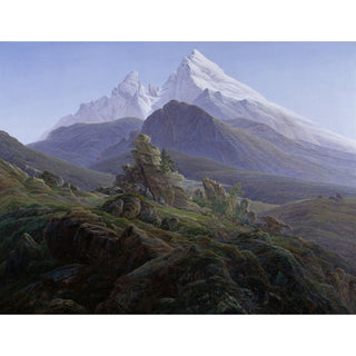 Reproduction Le Watzmann - Caspar David Friedrich