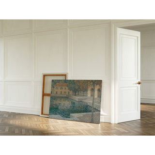 Reproduction Le bassin du refuge - Henri Le Sidaner
