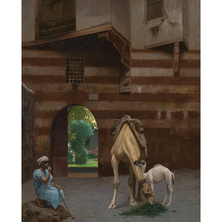 Reproduction Le chamelier - Jean-Léon Gérôme