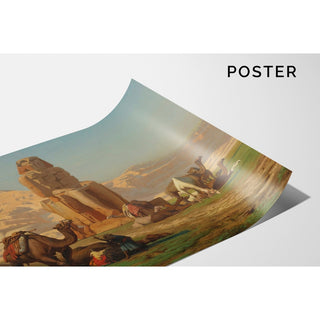 Reproduction Le colosse de Memnon - Jean-Léon Gérôme