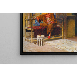 Reproduction Le fumeur - Ludwig Deutsch