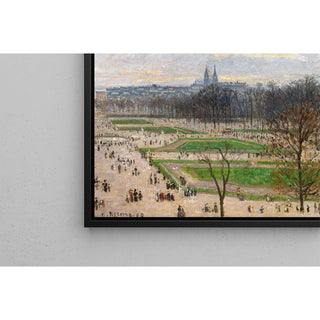 Reproduction Le jardin des Tuileries un après-midi d'hiver - Camille Pissarro