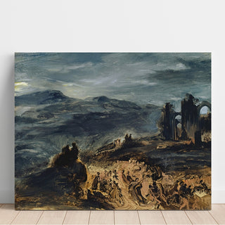 Reproduction Le sabbat des sorcières - Eugène Delacroix
