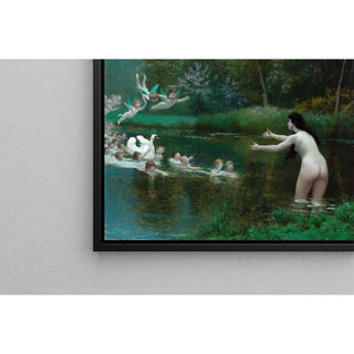 Reproduction Léda et le cygne - Jean-Léon Gérôme