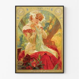 Reproduction Lefèvre-Utile - Sarah Bernhardt 1903 - Alphonse Mucha
