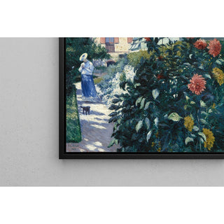 Reproduction Les Dahlias, jardin à Petit Gennevilliers - Gustave Caillebotte