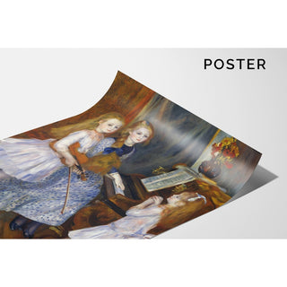 Reproduction Les filles de Catulle Mendès - Pierre-Auguste Renoir