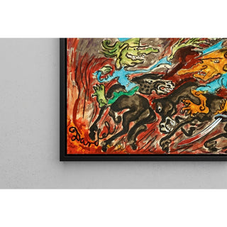Reproduction Les hussards de la mort - Nils Dardel