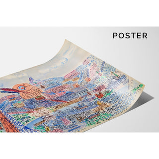 Reproduction Livre d'Or de Marianne - Raoul Dufy