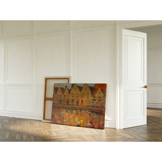 Reproduction Maisons à Bruges - Henri Le Sidaner