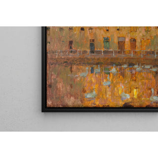 Reproduction Maisons à Bruges - Henri Le Sidaner