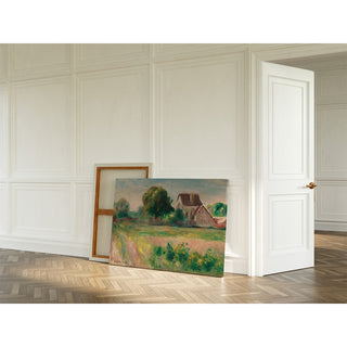 Reproduction Maisons à Essoyes - Pierre-Auguste Renoir