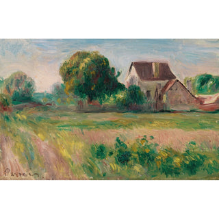 Reproduction Maisons à Essoyes - Pierre-Auguste Renoir