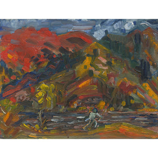 Reproduction Man on the River Bank - Arnold Peter Weisz-Kubínčan