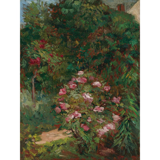 Reproduction Massif de Fleurs, Jardin du Petit Gennevilliers - Gustave Caillebotte