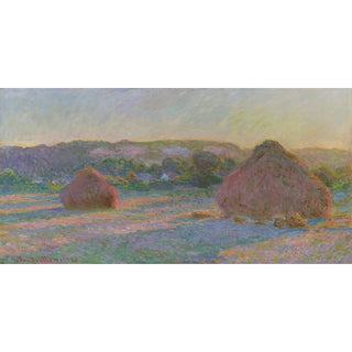 Reproduction Meules, fin de l'été de Claude Monet