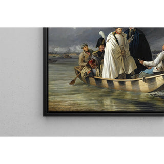 Reproduction Napoléon quittant la Lobau après la défaite à la bataille d'Aspern d'Anton von Perger