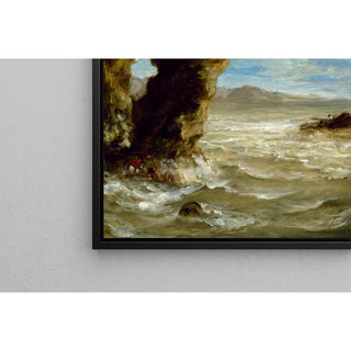 Reproduction Naufrage sur la côte - Eugène Delacroix