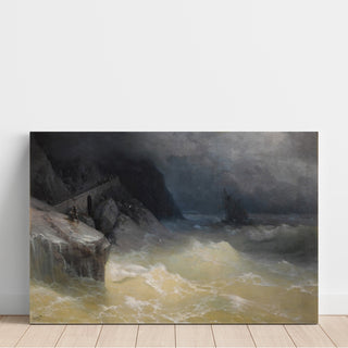 Reproduction Naufrage sur la côte de la mer Noire - Ivan Konstantinovich Aivazovsky