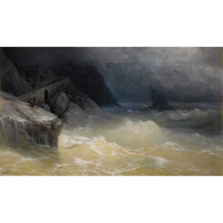 Reproduction Naufrage sur la côte de la mer Noire - Ivan Konstantinovich Aivazovsky