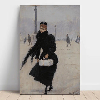 Reproduction Parisienne sur la place de la Concorde - Jean Béraud