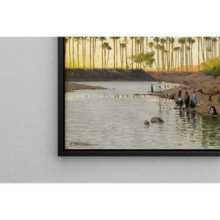 Reproduction Paysage Egyptien - Wilhelm Kuhnert