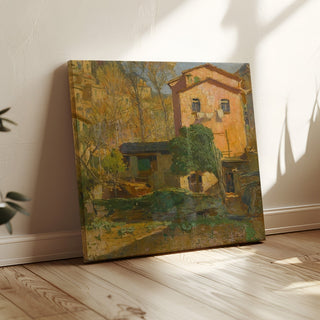 Reproduction Paysage de la Riviera Ligure, Italie - Carl Moll