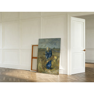Reproduction Paysanne liant des gerbes Après Millet - Vincent van Gogh