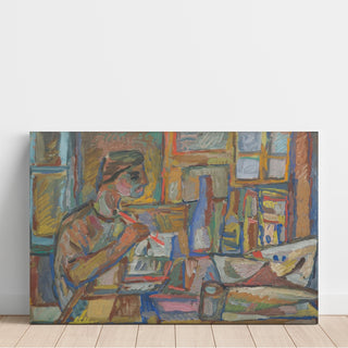 Reproduction Peintre dans l'atelier - Sasza Blonder