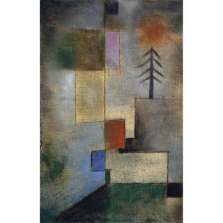 Reproduction Petit tableau de sapins - Paul Klee