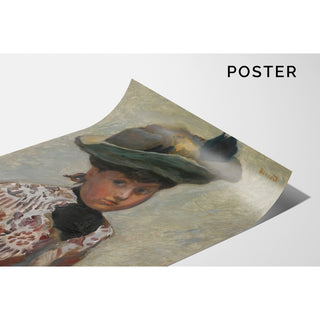 Reproduction Portrait de Jeune Femme Or Le Chapeau - Pierre Bonnard