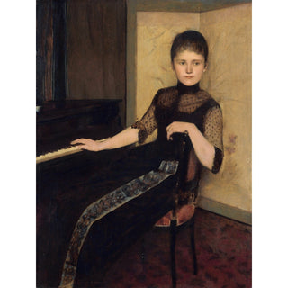 Reproduction Portrait de Jonkvrouwe Maria Francisca Louisa Dommer van Poldersveldt - Fernand Khnopff