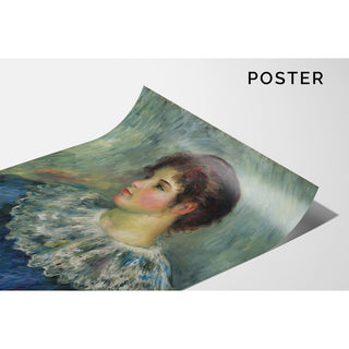 Reproduction Portrait en Buste de Jeune Fille - Pierre-Auguste Renoir